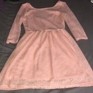 Lightly worn pink casual dress